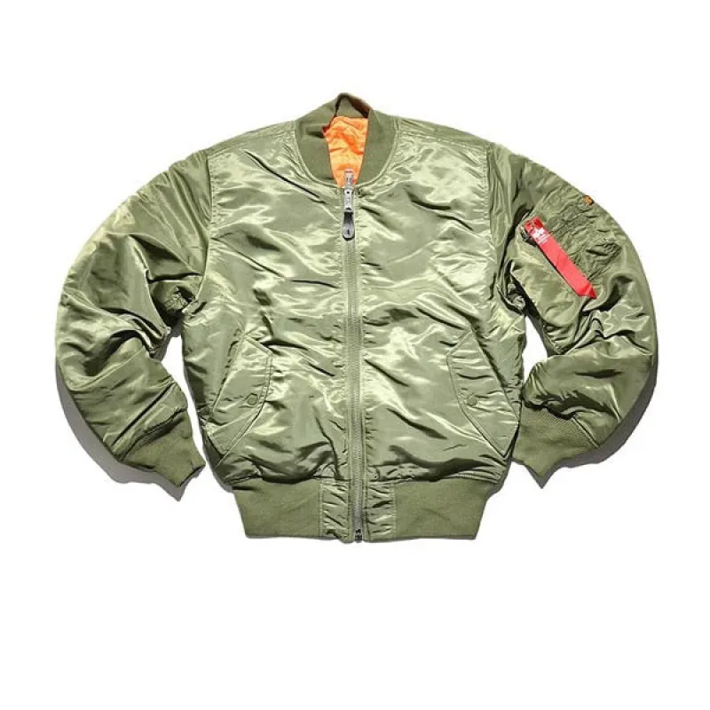 Alpha Industries MA-1 Bomber Jacket Sage sold by Kong