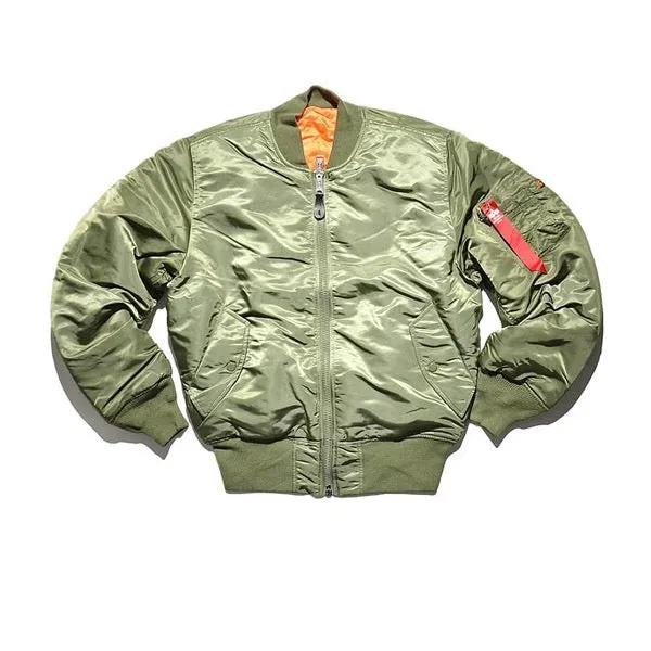 Alpha Industries MA-1 Bomber Jacket Sage sold by Kong