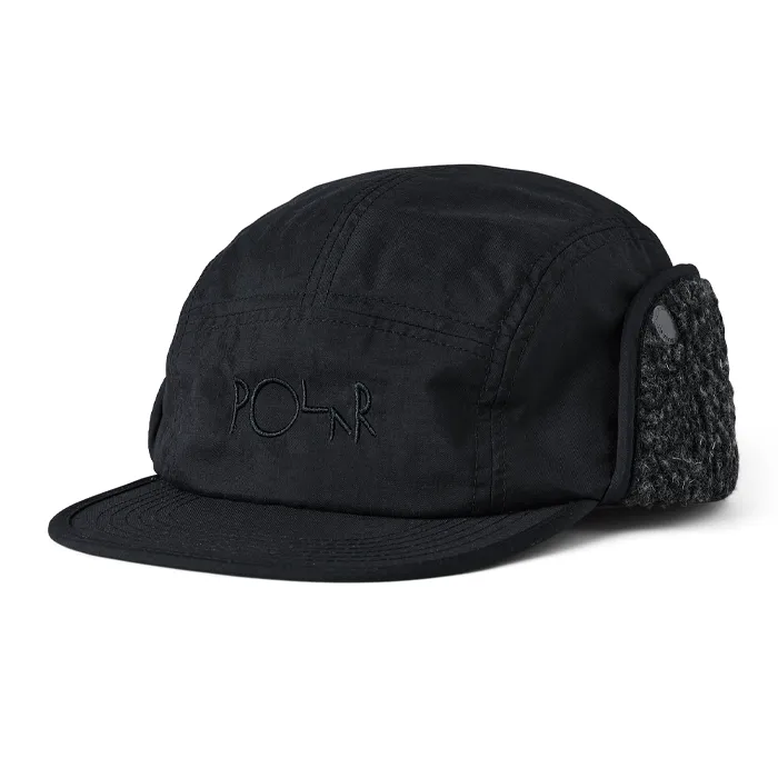 Polar Sherpa Flap Cap Black sold by Kong