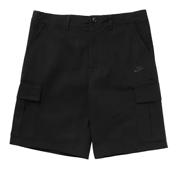 Nike Club Woven Cargo Short Black Black | Parallel