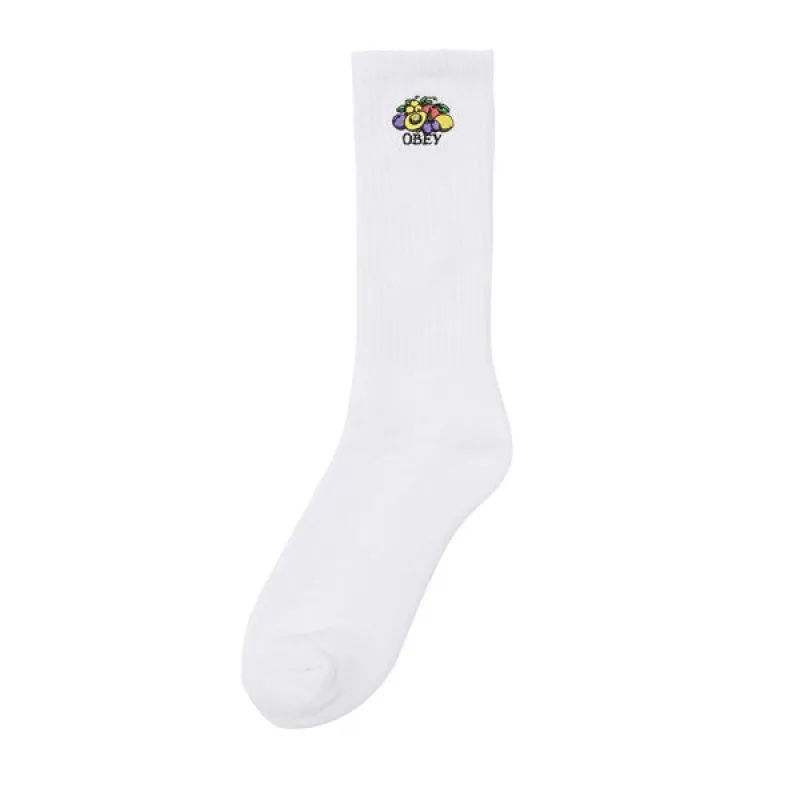Obey Fruits Socks White sold by Kong
