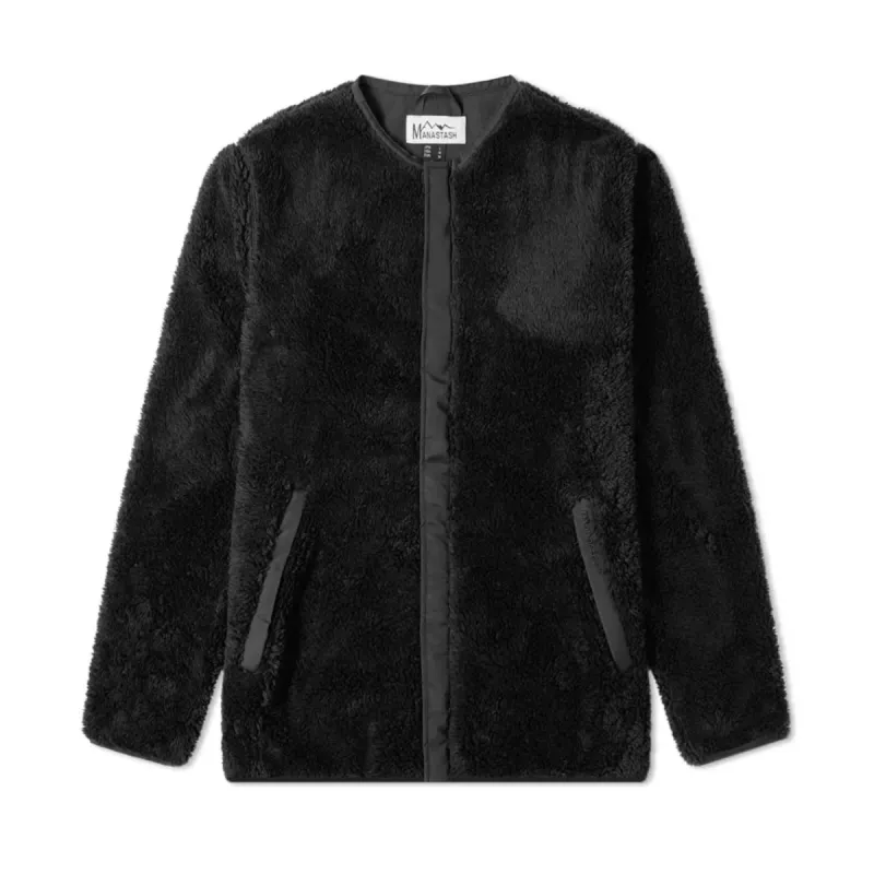 Manastash Bigfoot Fleece Jacket Black sold by Kong