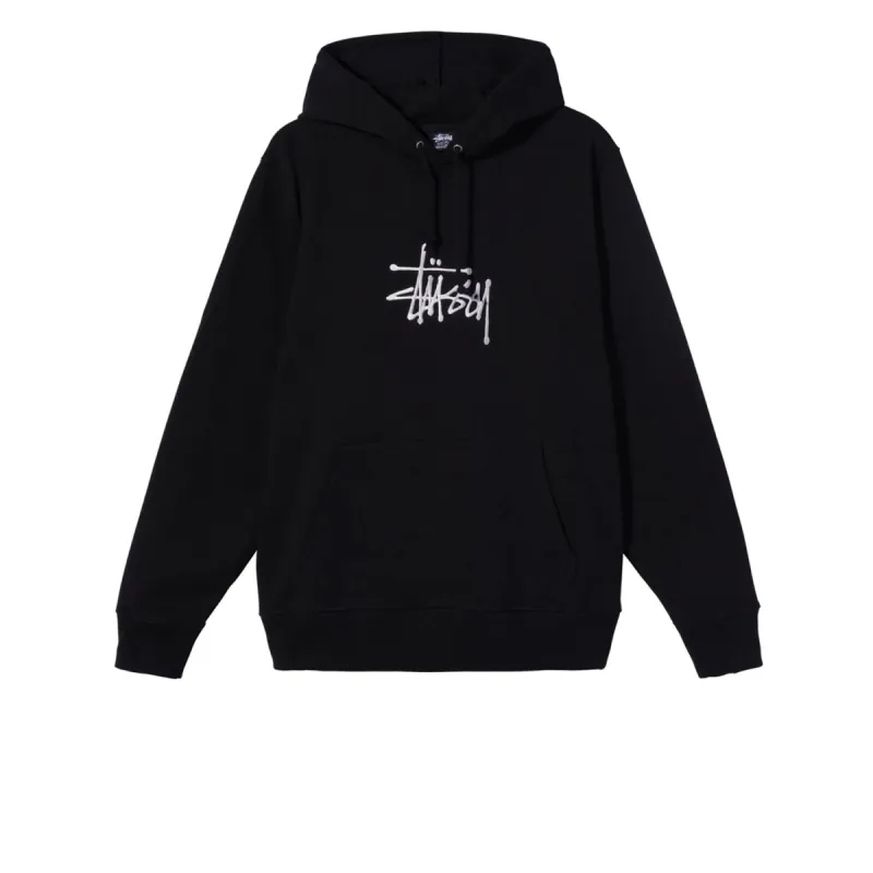 Stussy Basic Stussy App. Hood Black sold by Kong