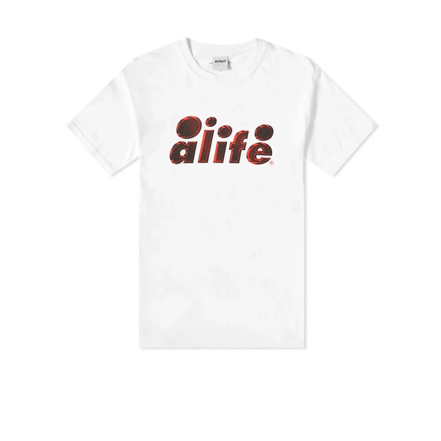 ALIFE 2 Tone Bubble Graphic Tee White sold by Kong