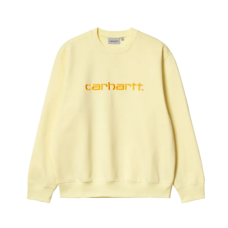 Carhartt WIP Carhartt Sweat Soft Yellow Popsicle sold by Kong