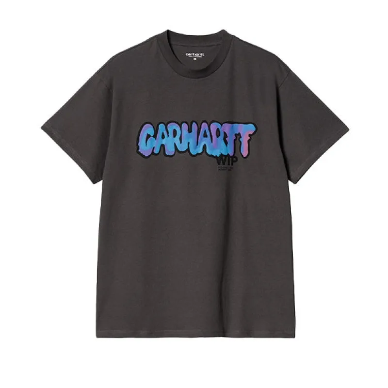 Carhartt WIP SS Drip T shirt Charcoal sold by Kong