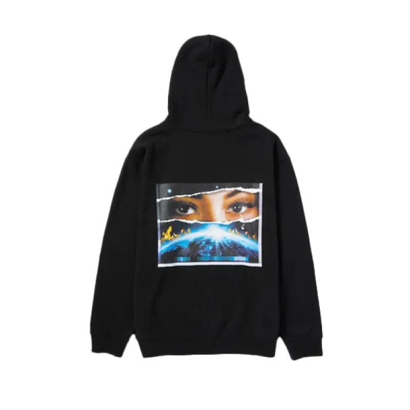 Huf Digital Domain PO Hoodie Black made by HUF