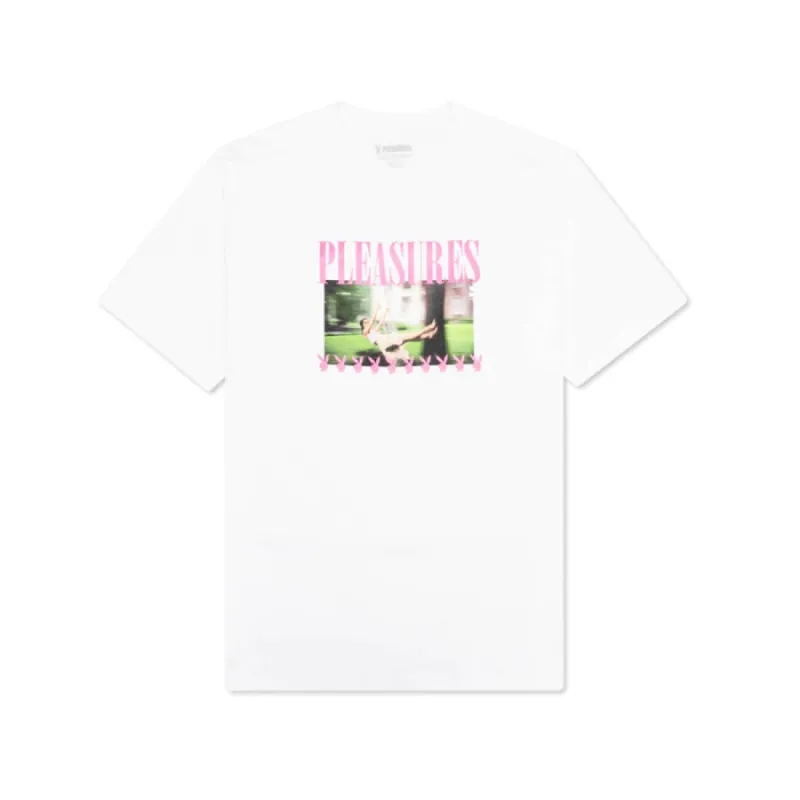 Pleasures Playboy Swing T Shirt White sold by Kong