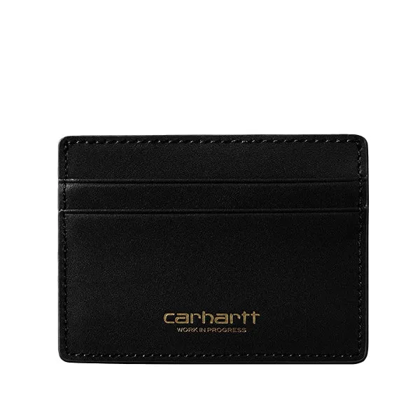 Carhartt WIP Vegas Cardholder Leather Black sold by Kong