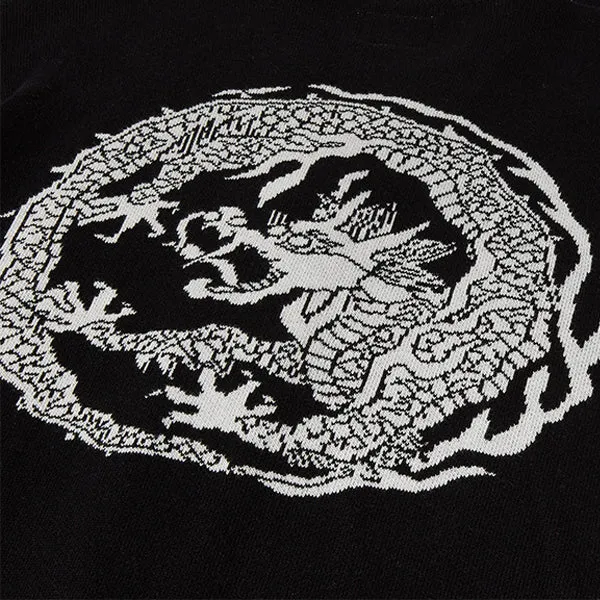 Huf Twin Dragon Cardigan Black sold by Kong product image thumbnail 4