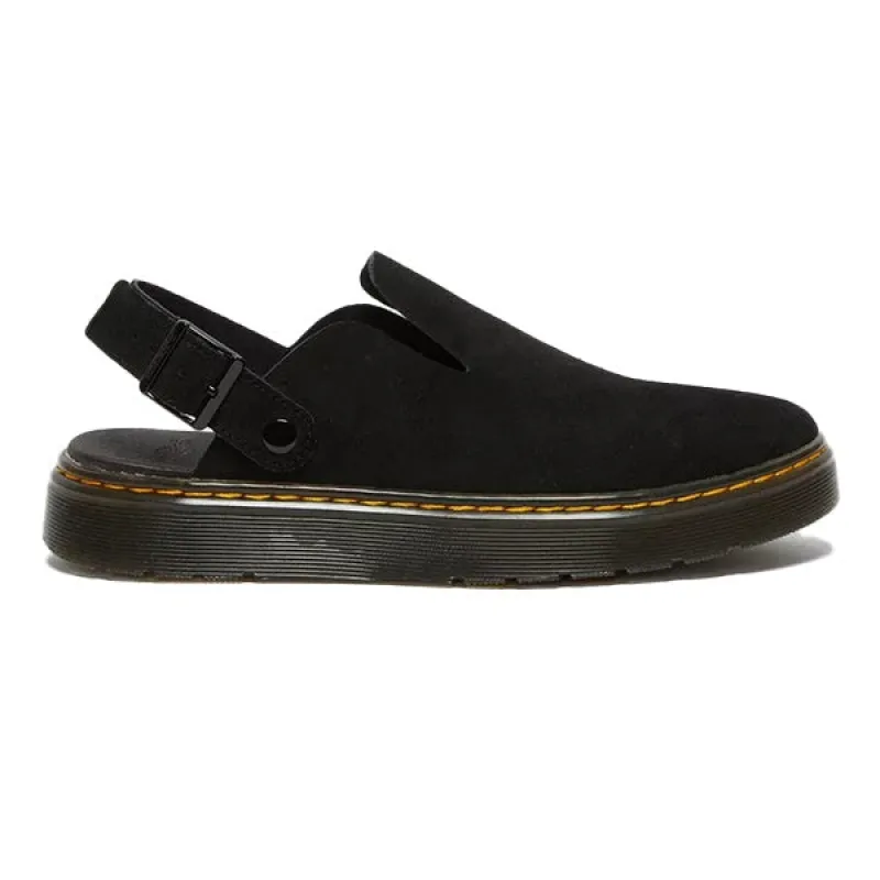 Dr Martens Carlson Black E H Suede MB sold by Kong