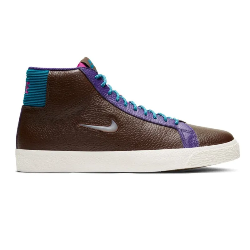 Nike SB Zoom Blazer Mid Premium Baroque Brown/White-Green Abyss sold by Kong