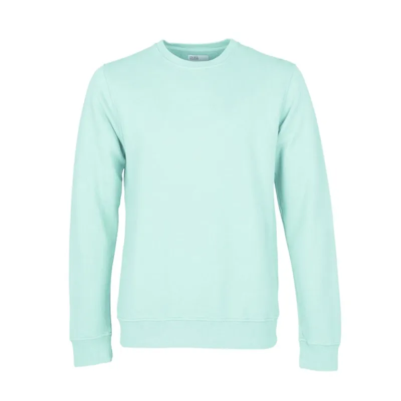 Colorful Standard Classic Organic Crew Light Aqua sold by Kong