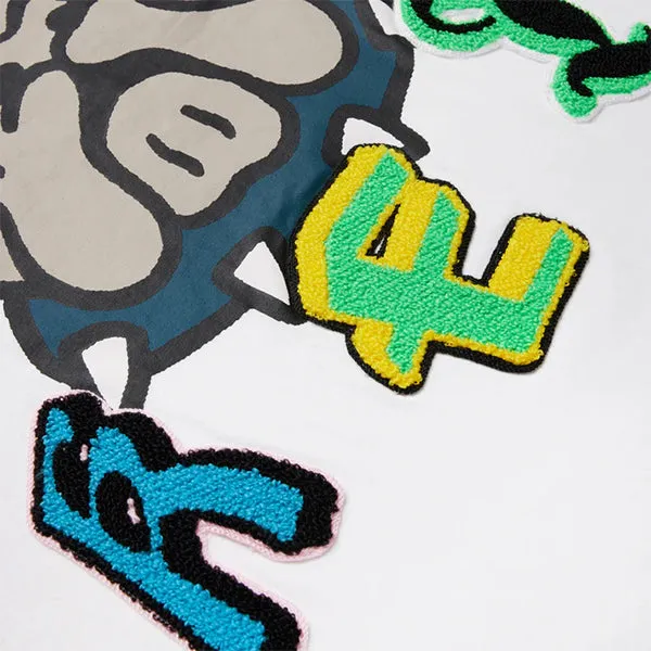 Market Varsity Overload T shirt White sold by Kong product image thumbnail 3