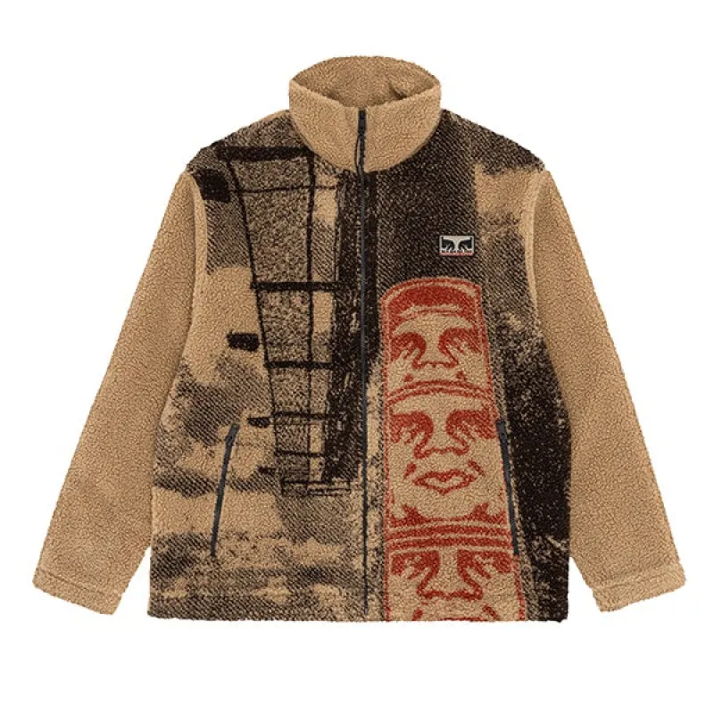 Obey X Napapijri Street Campaign Fleece Jacket sold by Kong