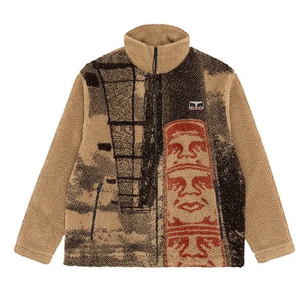 Obey X Napapijri Street Campaign Fleece Jacket sold by Kong