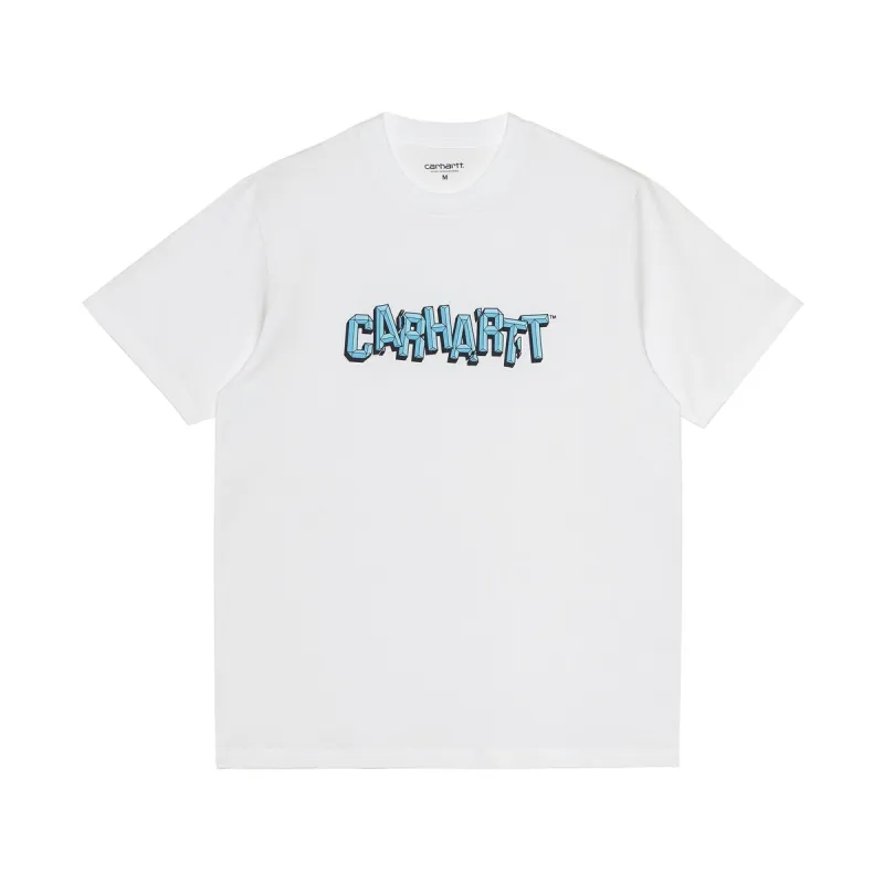 Carhartt WIP S/S Shattered Script T-Shirt White sold by Kong