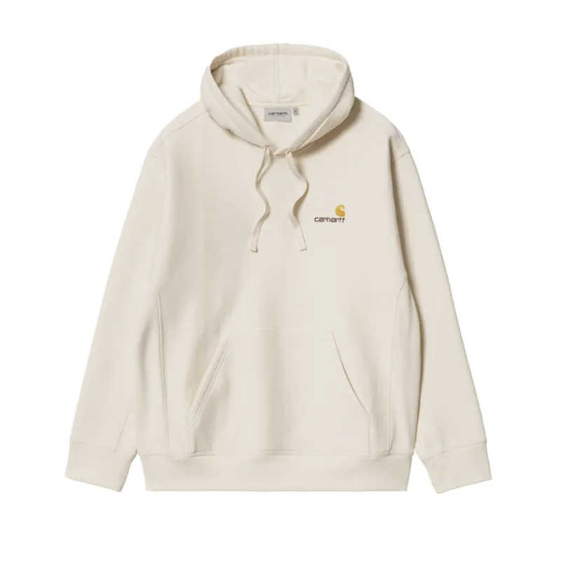 Carhartt WIP Hooded American Script Sweat Natural sold by Kong