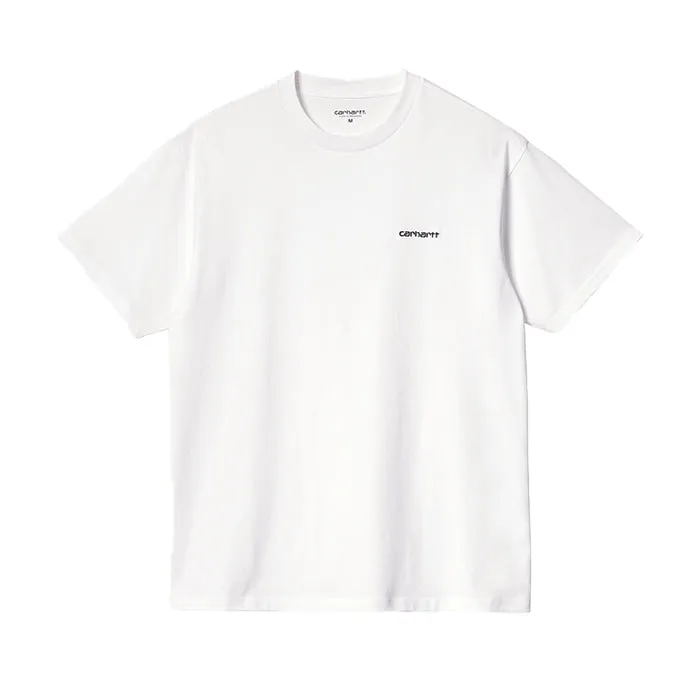 Carhartt WIP SS Script Embroidery T Shirt White sold by Kong