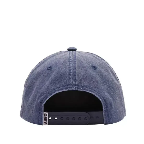 Obey Pigment Studio 6 Panel Snapback Navy sold by Kong product image thumbnail 2