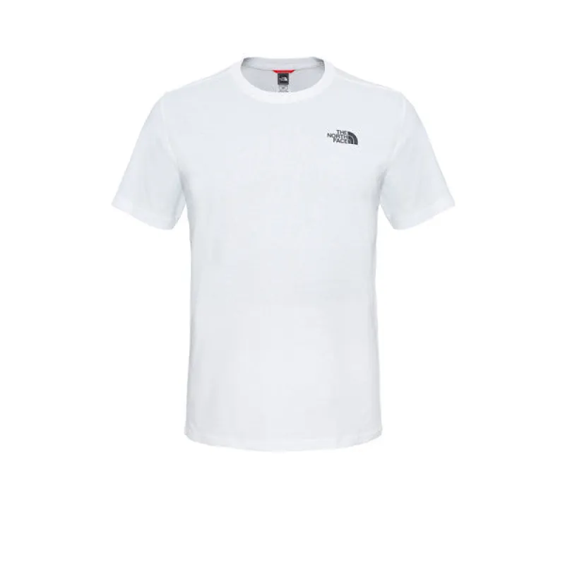 The North Face SS Red box Tee TNF White sold by Kong