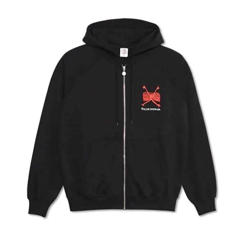 Polar Welcome To The New Age Default Zip Hoodie Black sold by Kong