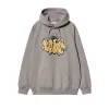 Carhartt WIP Hooded Yute Sweat Misty Grey sold by Kong