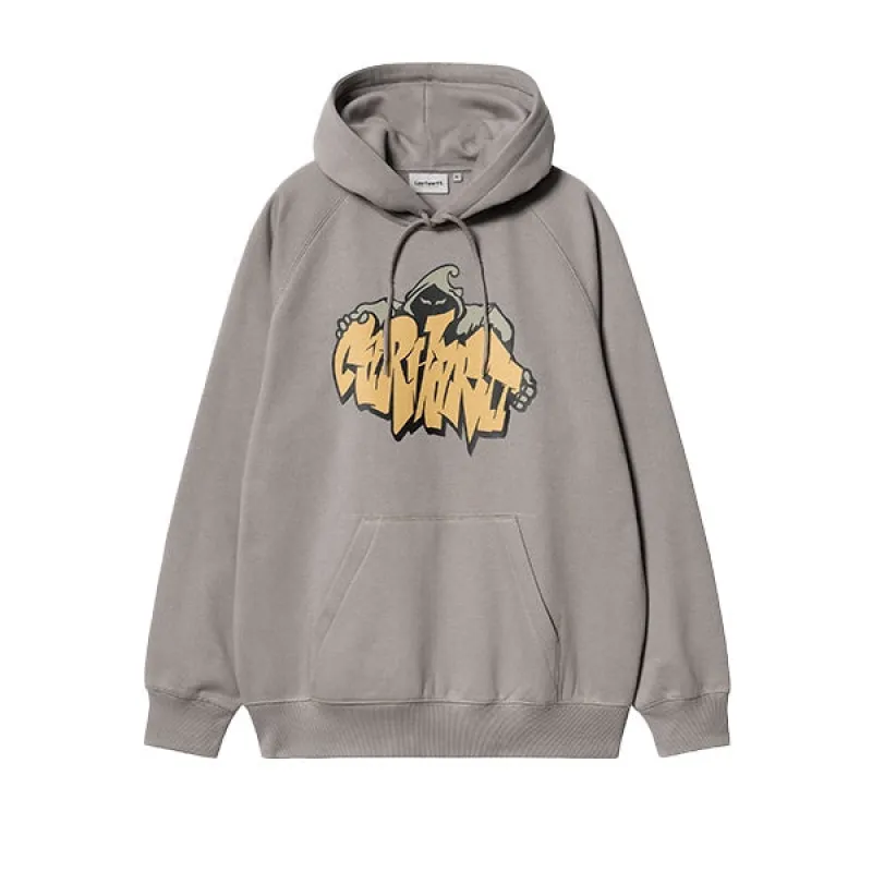Carhartt WIP Hooded Yute Sweat Misty Grey sold by Kong