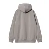 Carhartt WIP Hooded Yute Sweat Misty Grey sold by Kong