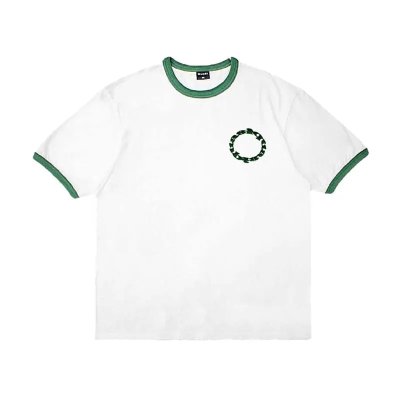 Quasi Calico Ringer Tee White sold by Kong