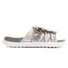 Nike Asuna 2 Slide Iron Ore Flat Pewter White sold by Kong