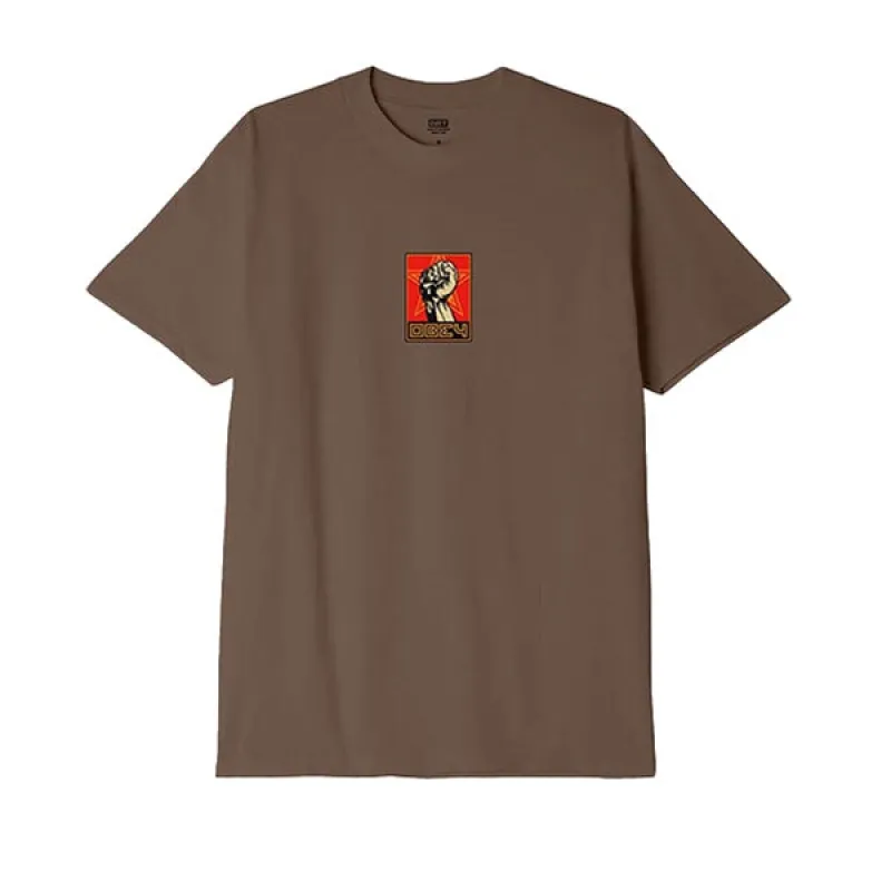 Obey Fist T shirt Silt sold by Kong