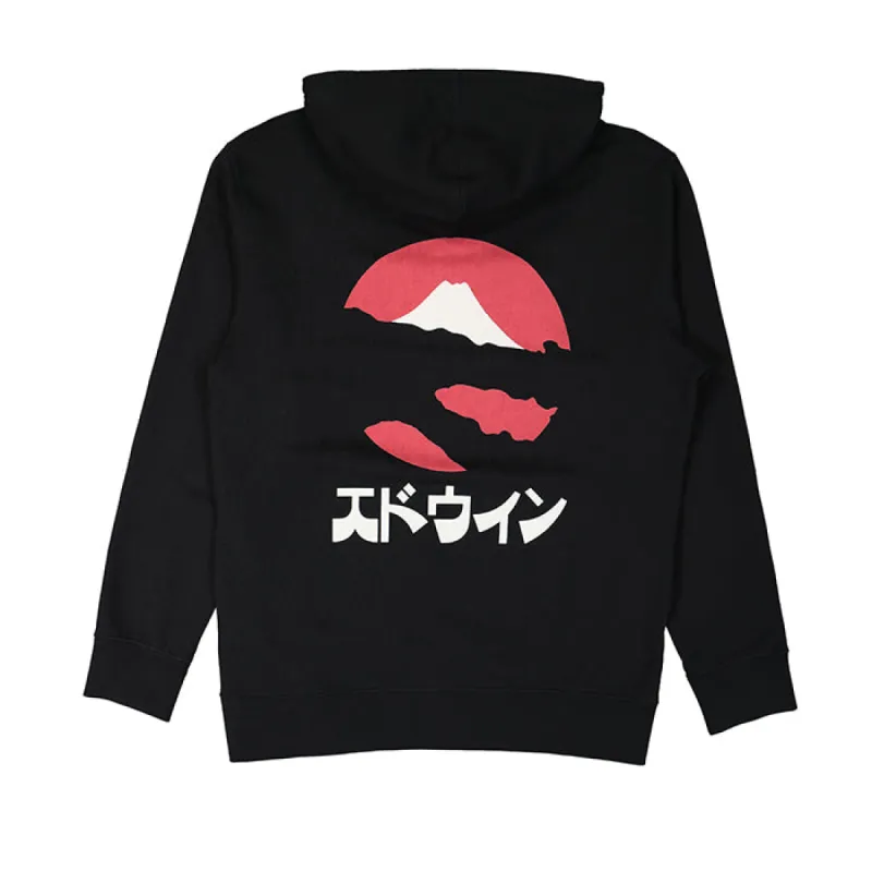 Edwin Kamifuji Hoodie Sweat Black sold by Kong