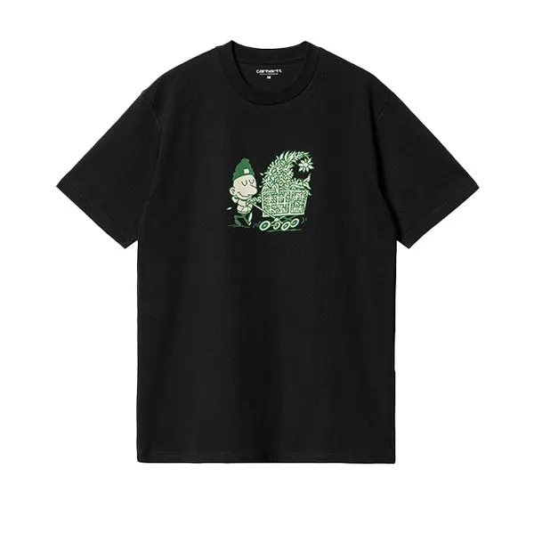 Carhartt WIP SS Shopper T-Shirt Black sold by Kong