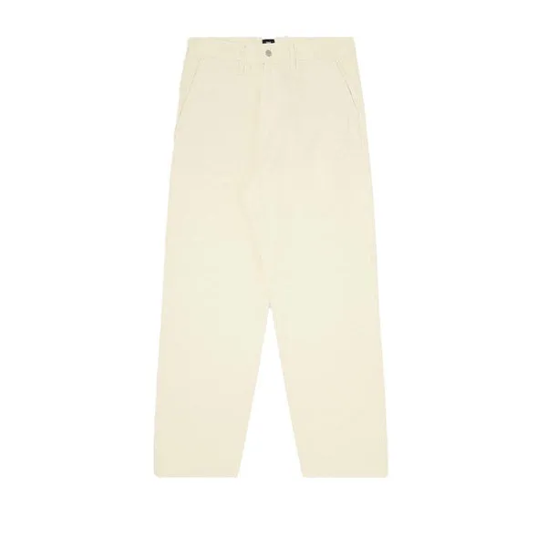 Edwin Jaga Loose Pant PFD Compact Twill Whisper White sold by Kong