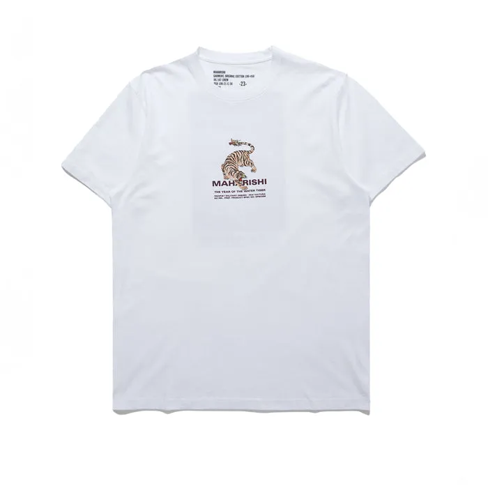 Maharishi Woodblock Tiger T Shirt White sold by Kong product image thumbnail 2