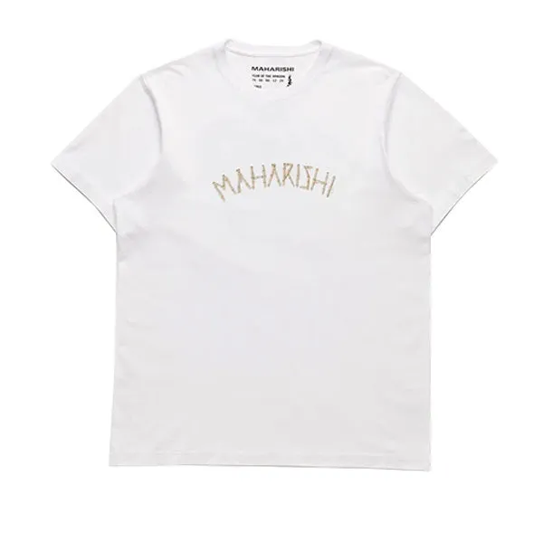 Maharishi Bamboo Construction T shirt White sold by Kong