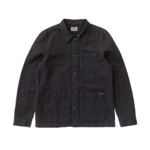 Nudie Barney Worker Jacket Black sold by Kong