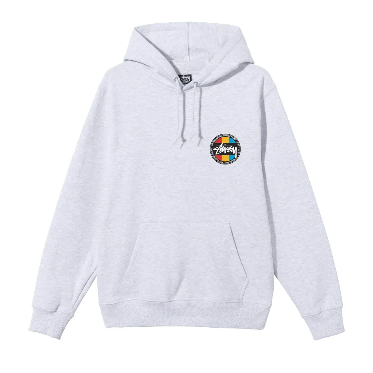Stussy Classic Dot Hood Ash Heather | Parallel