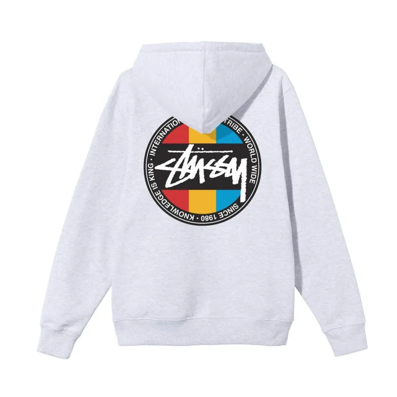Stussy Classic Dot Hood Ash Heather Parallel