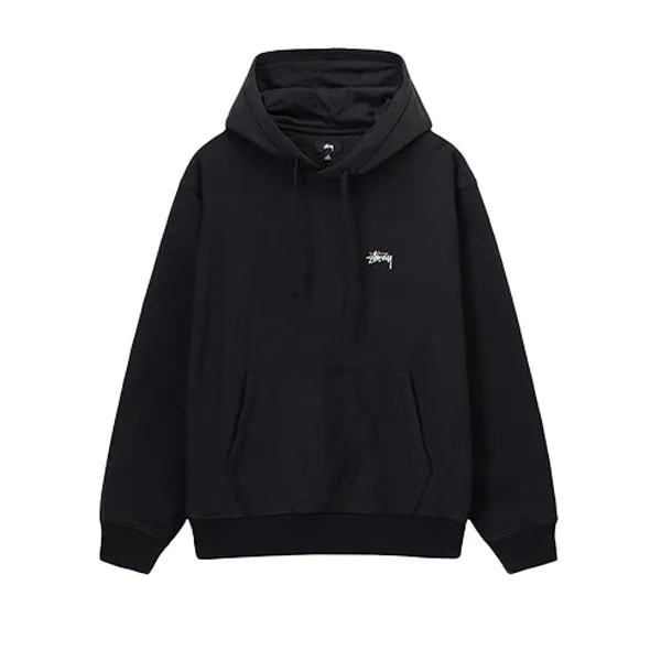Stussy Stock Logo Hood Black sold by Kong