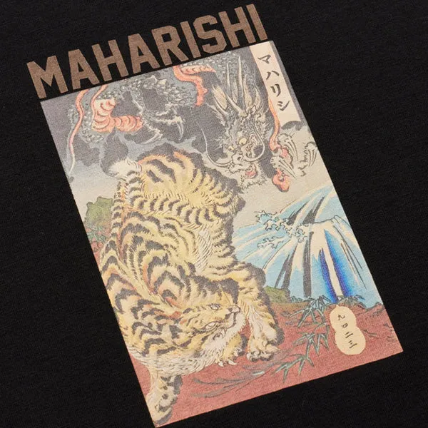 Maharishi Tiger vs Dragon T shirt Black sold by Kong product image thumbnail 3