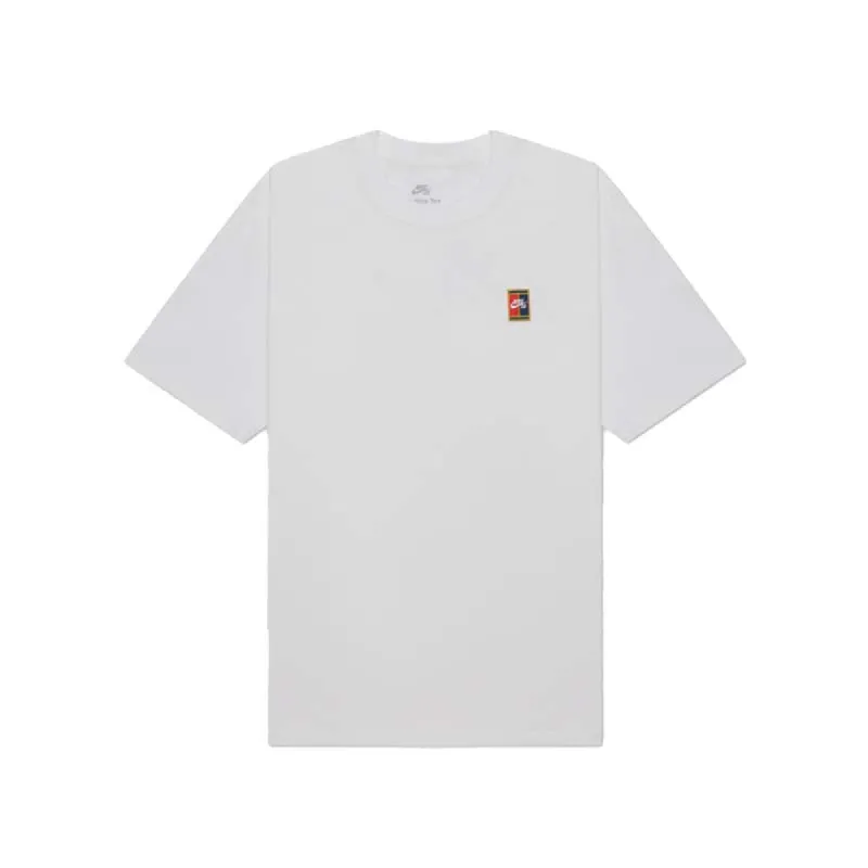 Nike SB Court Logo T Shirt White sold by Kong