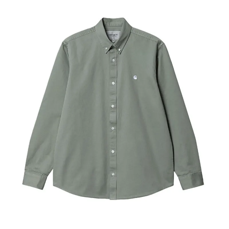 Carhartt WIP LS Madison Shirt Yucca sold by Kong