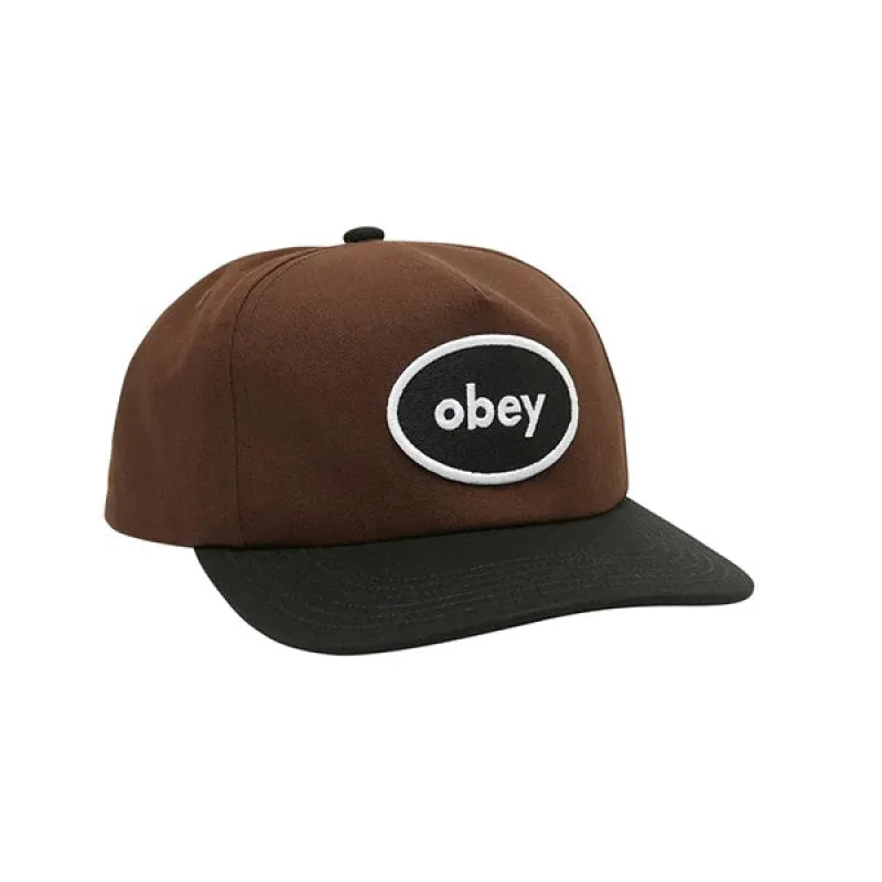 Obey Dom 5 Panel Snapback Sepia sold by Kong
