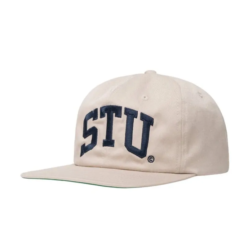 Stussy Stu Arch Strapback Cap Khaki sold by Kong