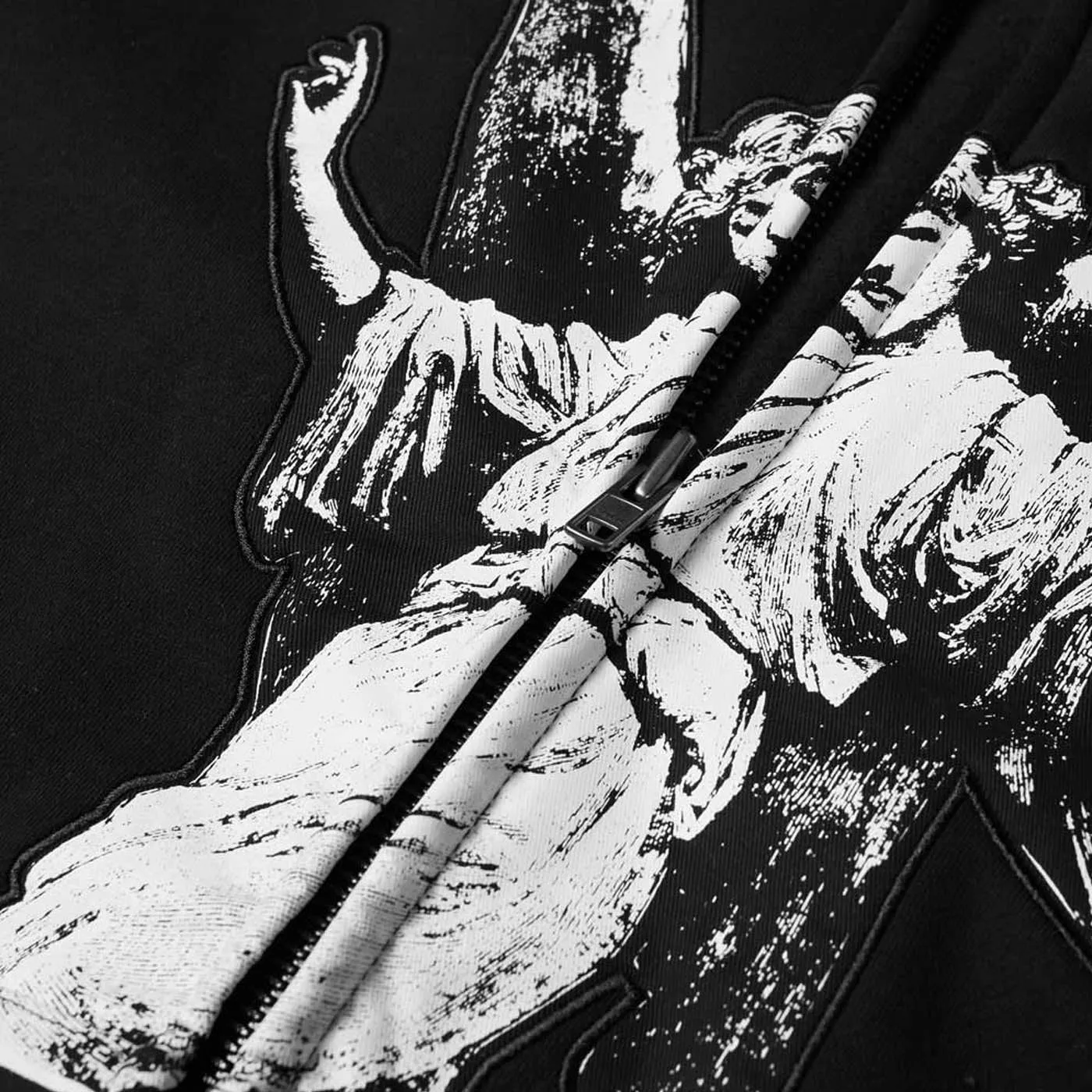 Pleasures Fetish Zip Hoody Black sold by Kong product image thumbnail 2