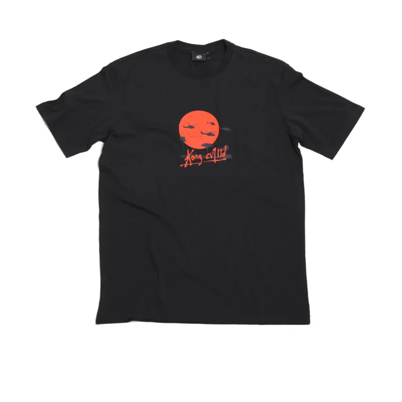 Kong Sunset Tee Black sold by Kong