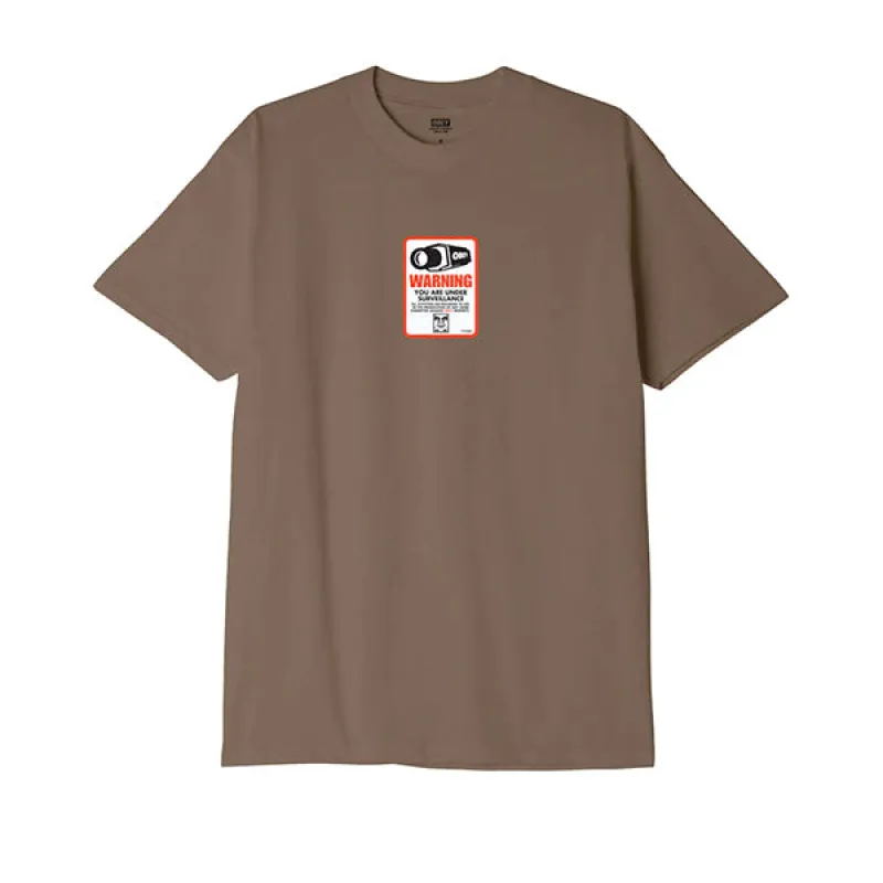 Obey Surveillance T Shirt Silt made by Obey