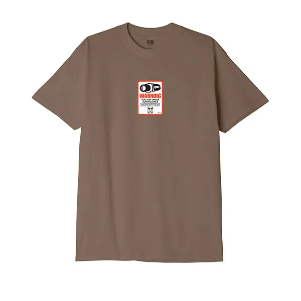 Obey Surveillance T Shirt Silt sold by Kong